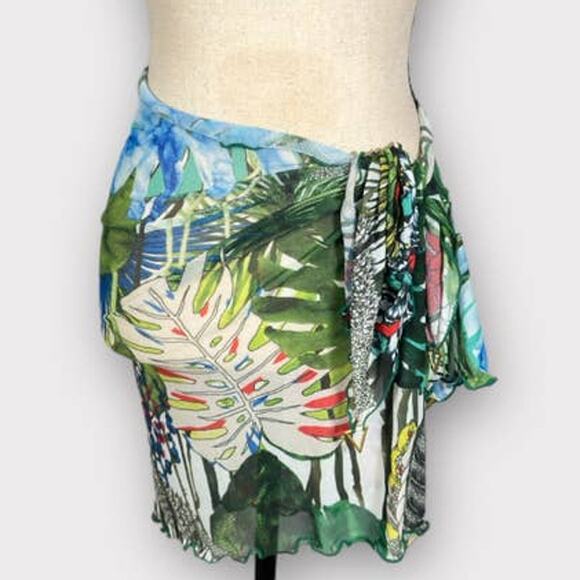 Swiminista x Christian Lacroix Trusty Short Sarong Jardin Exo'Chic One Size NWT - Picture 1 of 4